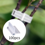 100 Pieces Garden Grafting Clips Eggplant Clamp Easy to Use Tomato Trellis for Beans 3mm
