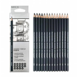 14Pcs/Set Drawing Pencil Set Wooden Professional Art Supplies Hard/Medium/Soft Sketch Charcoal Pencils drawing pencil set juoda