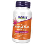 Metilkobalaminas, Methyl B-12 Extra Stiprumo 10000, Now Foods 60 pastilių (36128436) 60Lozenges