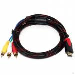 Su 3RCA į HDMI suderinami bandomieji pinti laidų adapteriai. Su 3RCA į HDMI suderinamas jungiklio laidas