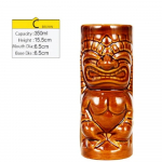 Tiki Puodeliai Keraminiai Havajų Luau Puodeliai Vakarėliui Gėrimų indai, Mieli egzoti&scaron;ki kokteilių taurės, Tiki Baras 250-660ml