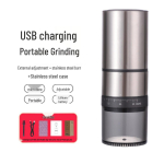 Elektrinė rankinė kavamalė, skirta gaminti lauke