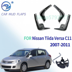 Skirta Nissan Tiida Versa C11 2007-2011 Hatch 2012 Hečbekas Latio Purvasaugiai Purvasaugiai Sparnai 2008 2009 Automobilių purvasaugiai
