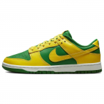 Nike Dunk Low Reverse Brazil Vyri&scaron;ki sportbačiai Geltoni Obuolių žali Balti DV0833-300 41