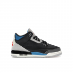 Air Jordan 3 Retro OG GS Rare Air Vaikų sportbačiai Juodi Čili raudoni Neutraliai pilki IB8968-004 37.5