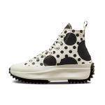 Converse Run Star Hike Platformos Laisvalaikio Auk&scaron;tos Vir&scaron;aus Drobės Batai Unisex Sportbačiai Juodi Balti A01181C