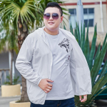 11XL Didelio dydžio apsaugos nuo saulės drabužiai vyri&scaron;ki Vasariniai ploni plius apsaugos nuo saulės drabužiai lauke greitai i&scaron;džiūsta striukė 7XL balta