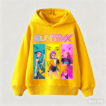 KPop Demonų medžiotojų džemperiai Kūdikių mergaičių berniukų drabužiai Madingi kasdieniai džemperiai su gobtuvu K-Pop Demonų medžiotojų megztinis Vaikų apranga Dovana 140