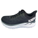 &bdquo;Hoka One One Clifton 7&ldquo; patogūs, universalūs, i&scaron; audinio, sintetinės odos, neslidūs, patvarūs, kvėpuojantys, lengvi, žemo ūgio bėgimo bateliai 1110534-BWHT 41