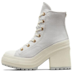 Converse Chuck 70 De Luxe Auk&scaron;takulniai Drobės Batai Moteri&scaron;ki Kedai Pilki Balti A07551C 38