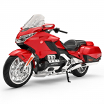 1/9 HONDA Gold Wing GL1800 Lydinio Gatvės Motociklo Modelis Diecast Metalas Laisvalaikio Turistinis Motociklo Modelis Garsas &Scaron;viesa Vaikų Žaislas Dovana