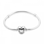 Pandora 590719 Moment Heart Class Gyvatės grandinėlės sidabrinė apyrankė