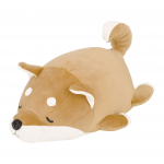 Livheart Poliesterio Pagalvėlė-Volelis Marshmallow Animal Kotaro the Shiba Inu Pliu&scaron;inis Žaislas (Bendras ilgis apytiksl. 27 cm) 48656-44