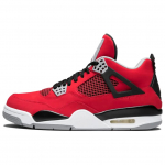 Jordan Air Jordan 4 Abrasion Resistant Mid top Vintage Basketball Shoes Unisex Red FQ8138-600 41