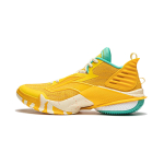 Li Ning Power 10 Basketball Shoes Men's Mid top Yellow ABAU017-4 41 yellow