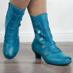 2026 Eleganti&scaron;ki Moteri&scaron;ki Batai Aulinukai iki Pusės Blauzdos Rudens Ir Žiemos Aulinukai iki Pusės Blauzdos Madingi Nauji Smailianosiai Batai Botines Para Mujeres 42 mėlyna