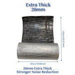 Ypač storas 20 mm automobilio garso izoliacijos kilimėlis 50x100 cm aliuminio folija &scaron;ilumos izoliacija tvirtos garsui nepralaidžios putos durelėms, stogui, variklio dangčiui