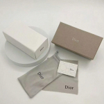 Dior Didelis baltas akinių dėklas balta