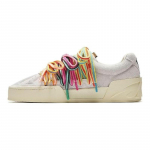 Anta Kyrie H&eacute;l&agrave; STYLE moteri&scaron;ki žemakulniai riedlenčių batai visi&scaron;kai balti su daug rai&scaron;telių neslystantys patvarūs 122541810S-1 37.5 beige