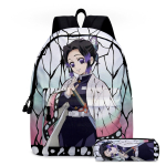 Anime Demon Slayer Kuprinė Pie&scaron;tukinė 2 vnt. Rinkinys Spausdinta Studento Mokyklinė Kuprinė Didelės Talpos Ne&scaron;iojamojo Kompiuterio Knygų Krep&scaron;ys Ra&scaron;tinės Priemonių Dėklas Dovana