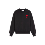 AMIPARIS FW22 Vyri&scaron;kas juodas džemperis SPEUSW022747-001 XS black