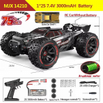 2024 m. Nauja 1:14 4WD RC Automobilis Bekelės Lenktynės Didelio Greičio Be&scaron;epetis 2.4G RC Automobilis RC Sunkvežimis 75 Km/h Sunkvežimis Elektrinis Žaislas Suaugusiems Vaikų Žaislas Dovana juoda