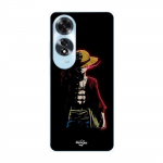 Coque pour Oppo A60 one piece manga anime luffy fond noir Maniacase juoda