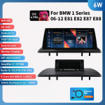 Ossuret 4G Carplay Android 13 Automobilio radijas BMW 1 serijai E81 E82 E87 E88 CCC CIC Be ekrano Multimedija 10.25 Automobilio i&scaron;maniosios sistemos GPS Stereo 6W 6G 64G