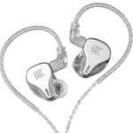 KZ DQ6 3,5 mm laidinės į ausis įdedamos ausinės 3DD dinaminės HiFi muzikos ausinės, sportinės ausinės su 2 kontaktų nuimama