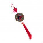 Chinese Knot 7CM Bagua Mirror Good Luck Blessing home and garden Hanging Decor