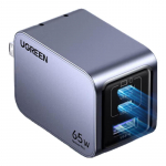 UGREEN 65W 2C1A GaN USB C greitas įkroviklis su sulankstomu ki&scaron;tuku