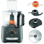 Daugiafunkcis robotas KENWOOD FDP31.020GY - 2 greičiai + Pulse - 800W - 2,1L indas + priedai pilka
