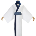 Svaiginantis Jujutsu Kaisen Ryomen Sukuna Cosplay Kostiumas Helovino &Scaron;ventei Ir Karnavalui Suit(Kimono+Belt+Scarf),XL white