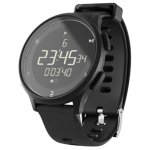 DECATHLON W500 Kolekcija Elektroninis judėjimas Dervos dirželis Laikrodis Unisex Juodas ciferblatas 50m atsparumas vandeniui W500 gray