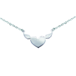 Les Tr&eacute;sors De Lily [B9849] - Collier Argent 'In Love' argent&eacute; - 10x20 mm