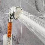 3 režimų rankinis reguliuojamas taupantis vandenį auk&scaron;to slėgio du&scaron;o galvutė SPA anijonų filtro du&scaron;o galvutė
