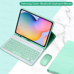 Skirtas &bdquo;Samsung Galaxy Tab A8 10.5 S6 Lite 10.4 S7 S8 11&ldquo; dėklui su &bdquo;Bluetooth&ldquo; klaviatūra ir pele su ra&scaron;iklio anga English A8 10.5in
