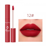 Sweet Kiss lūpų glazūra Red Mist Matte Matine, Nelipnus puodelis Velvet Lip Glaze Cup Ilgalaikis Matinis Rūko pavir&scaron;ius Raudonas 01