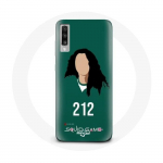 Coque pour Samsung Galaxy A70 Squid Game Han Mi Nyeo Num&eacute;ro 212