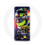 Coque pour Samsung Galaxy S10 edge Formule 1 Sergio P&eacute;rez Pilote automobile F1