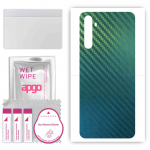 apgo Protective Skin Sticker for the back compatible with Realme 6i RMX2002, Wrap Film, Foil, Vinyl - Pattern Carbon Chameleon CAKA1