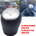 1 vnt. plastikinė 6 greičių pavarų perjungimo rankenėlė, rankinė, tinka Nissan Qashqai 06-13/X-Trail 2008-2013