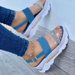 madingi moteri&scaron;ki sandalai Vasariniai auk&scaron;takulniai sandalai su plei&scaron;tais Batai moterims Peep Toe Platform Sandalias Mujer prekės ženklo batai ant kulno Prabangūs 2024 m. 36 juoda
