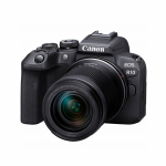 Canon EOS R10 veidrodinė kamera + RF-S 18-150 mm f/3.5-6.3 IS STM priartinimo objektyvas juoda