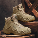 Vyri&scaron;ki itin lengvi vandeniui atsparūs auk&scaron;takulniai žygio ir taktiniai batai - Kvėpuojantys lauko koviniai ir dykumų batai 41