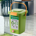 Komposto dėžė Kiemas Ne&scaron;iojamas kompostavimo konteineris Kibiras namų ūkiui, kiemui, sodui, ūkiui 20L