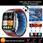 2025 Naujas AI Diagnozė EKG Sveikatos I&scaron;manusis Laikrodis Vyrams Kraujo Spaudimas Lipidai &Scaron;lapimo Rūg&scaron;tis NFC Oro Pompa Oro Pagalvė Sveikatos I&scaron;manieji Laikrodžiai Moterims Skirti IOS