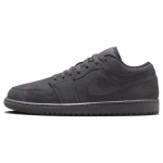 Air Jordan 1 Low SE Craft Dark Smoke Red Vyri&scaron;ki sportbačiai Pilki Dark-Smoke-Grey Varsity-Red FD8635-001 47.5