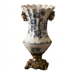 Keraminė gėlių vaza Europos Amerikos Retro Ledo raižytas Stalo ornamentas TV spintelėi, Valgomojo stalui, Lentynai, Prie&scaron;kambario stalui