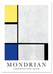 Plakat mondrian kompozycja 30x40 cm